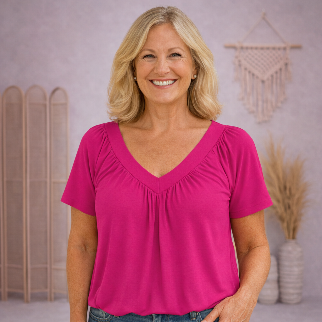 Mabel | Elegant Comfort Everyday Top