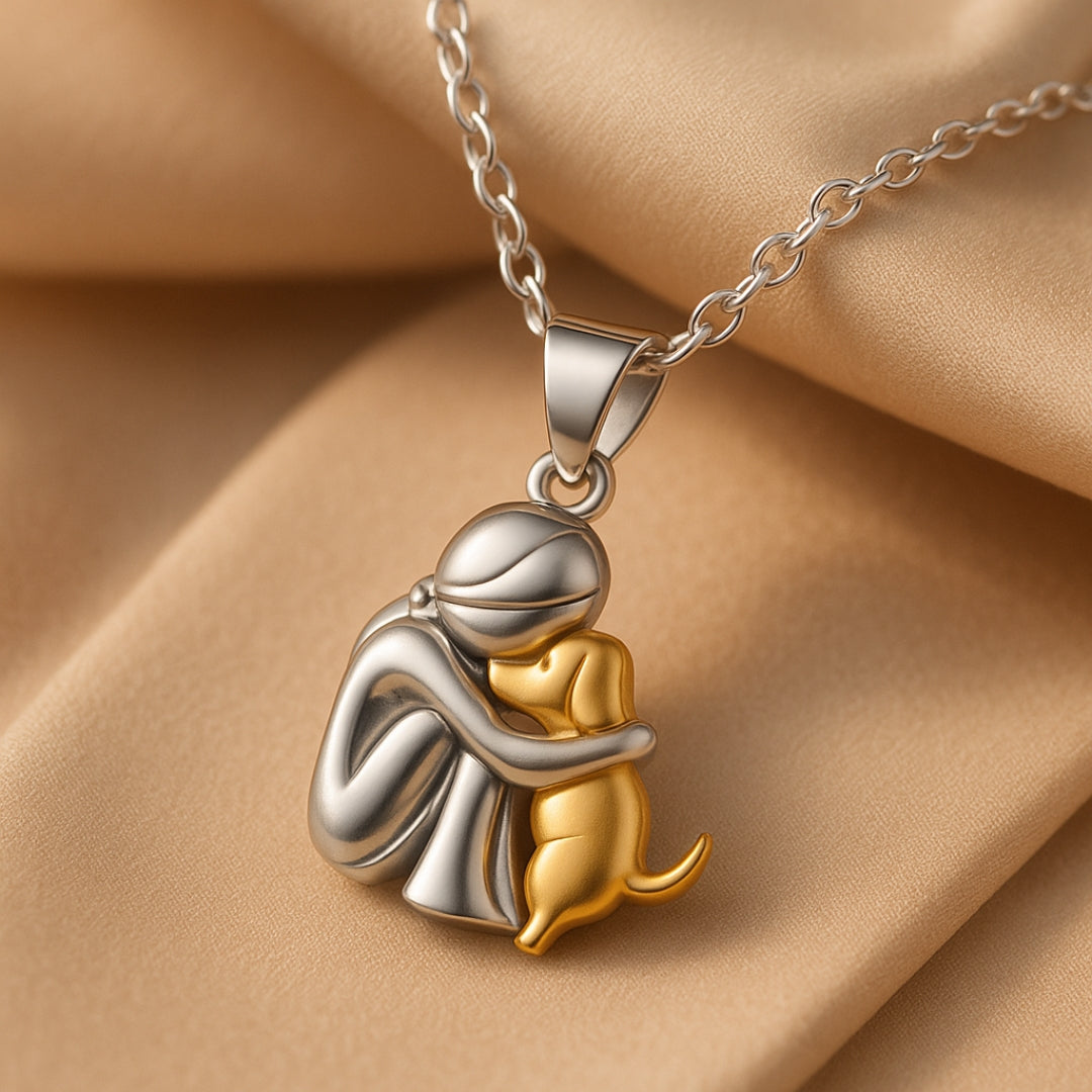 Hug Pendant Necklace