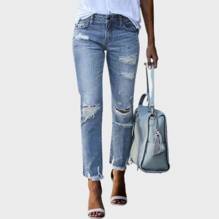 Emily - Relaxed Straight-Leg Jeans