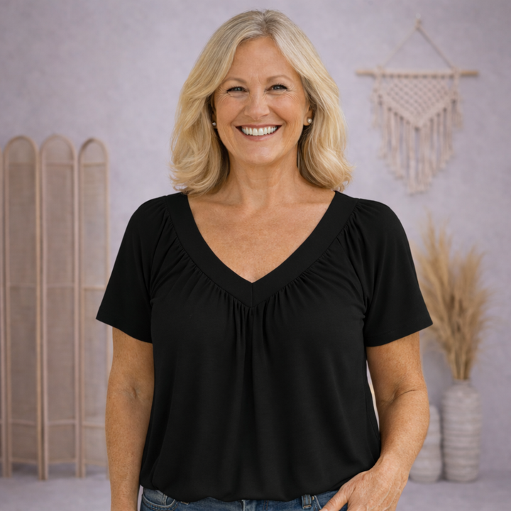 Mabel | Elegant Comfort Everyday Top