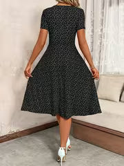 Fayline - Dotted Midi Dress