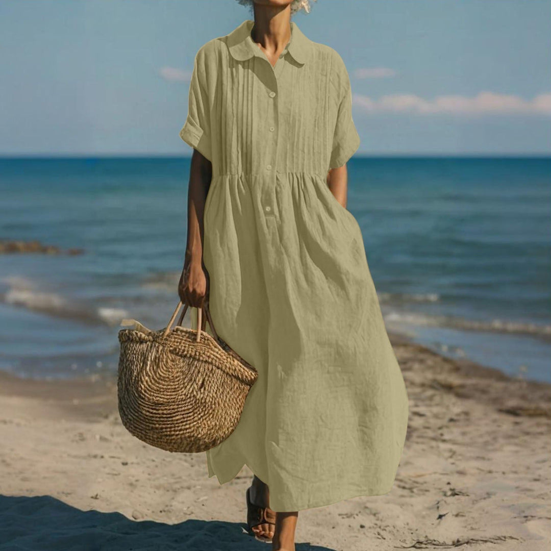 Arianne | Cotton Shirt Dress