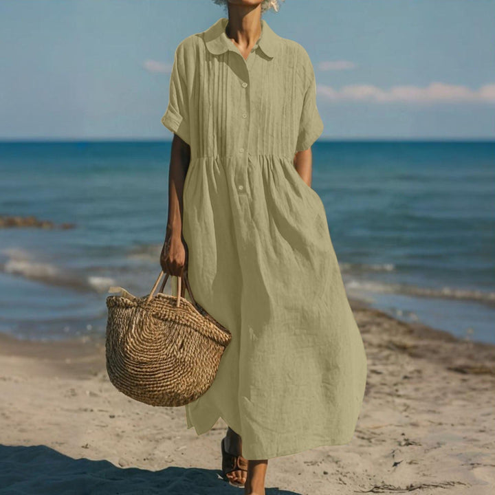 Arianne | Cotton Shirt Dress