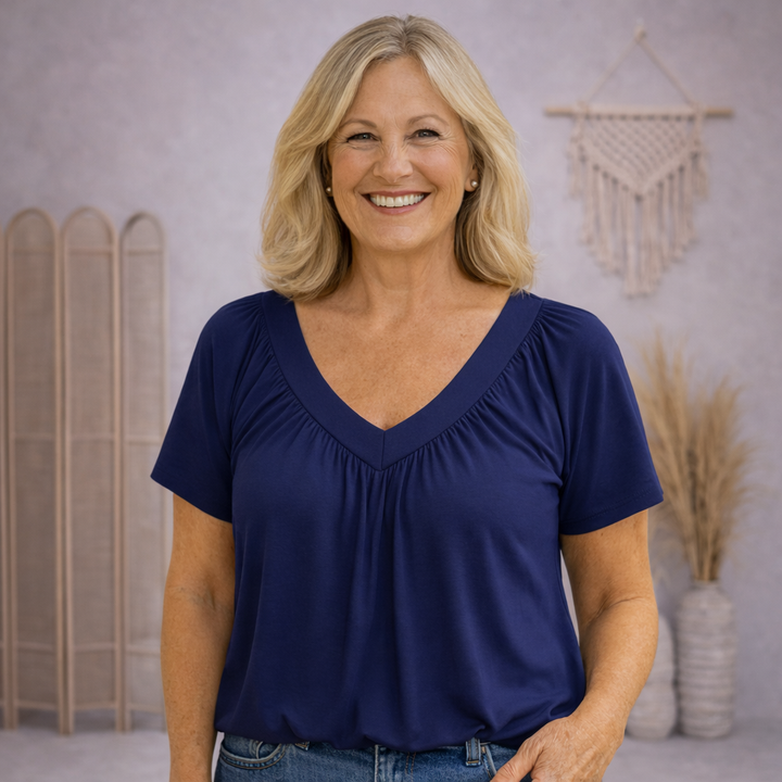 Mabel | Elegant Comfort Everyday Top
