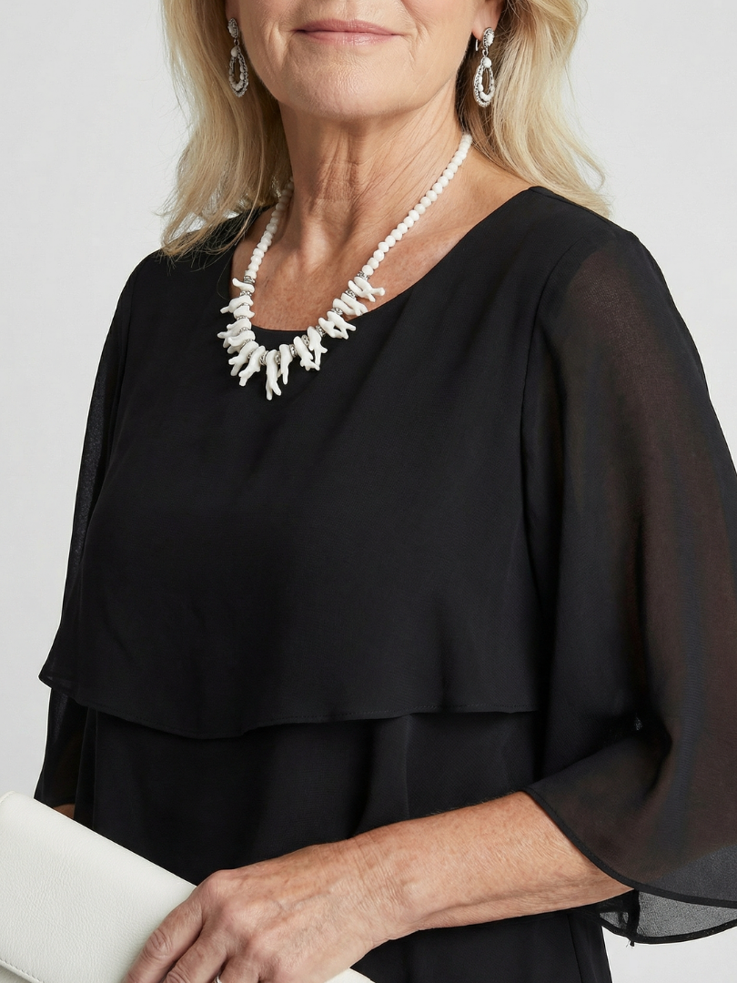 Brenda | Layered Tier Midi Dress
