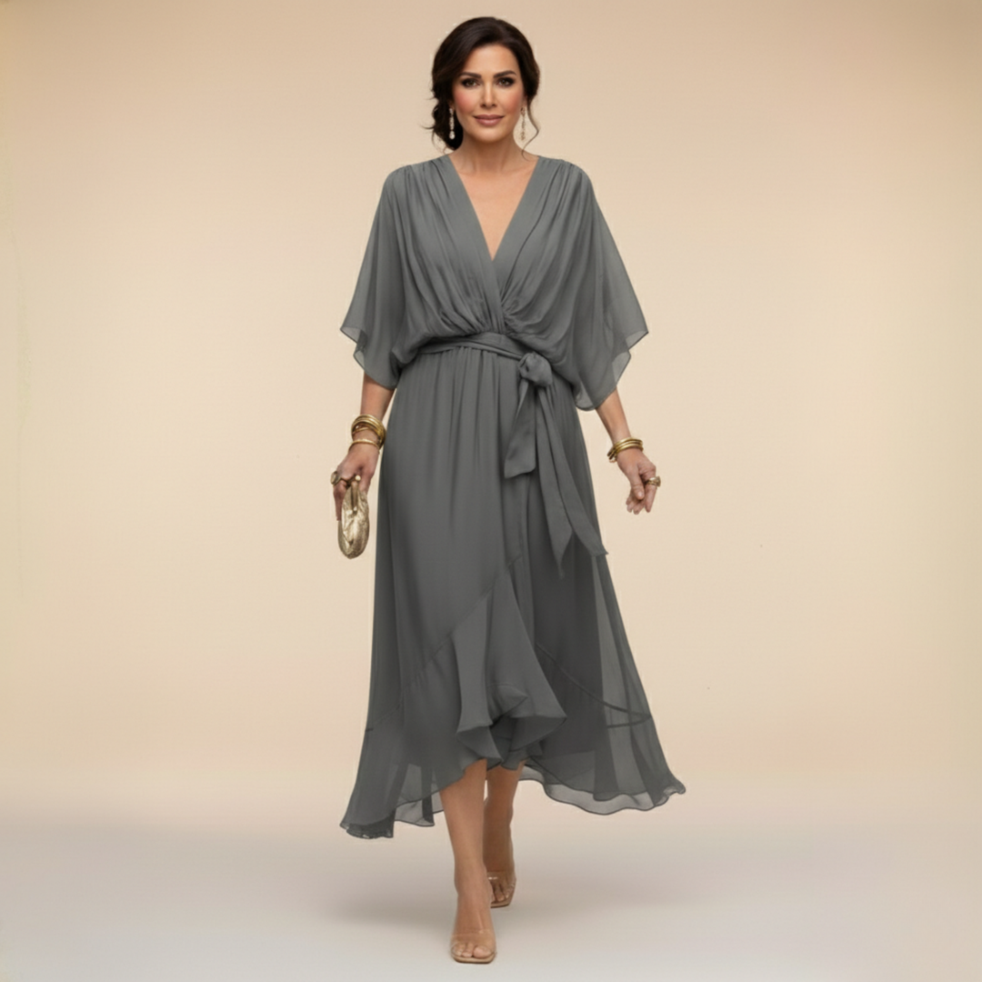Gabriella | Flowy V-Neck Dress