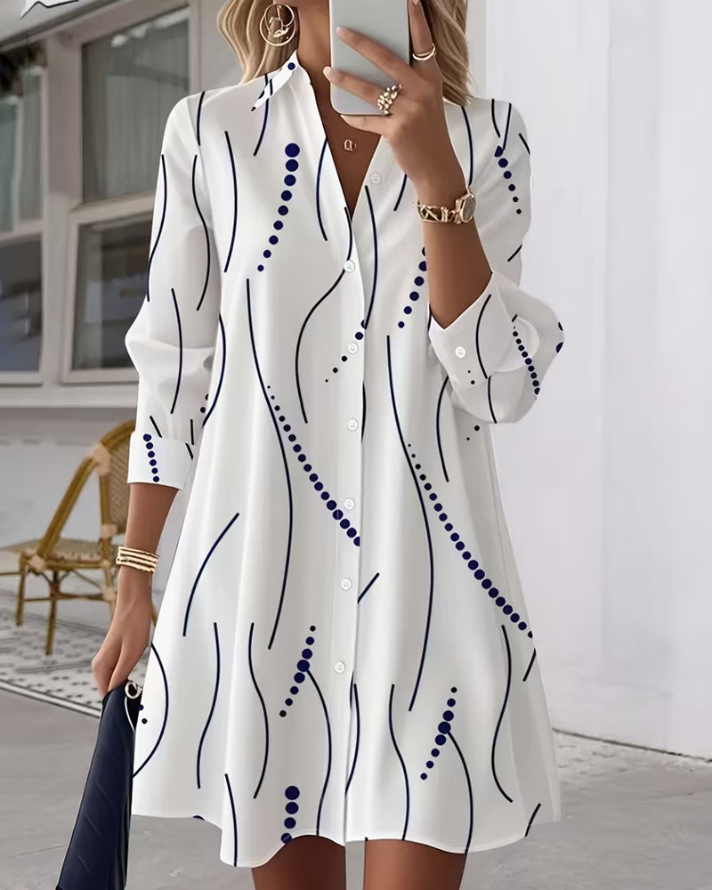 Elodie - Wavy Collar Shirt