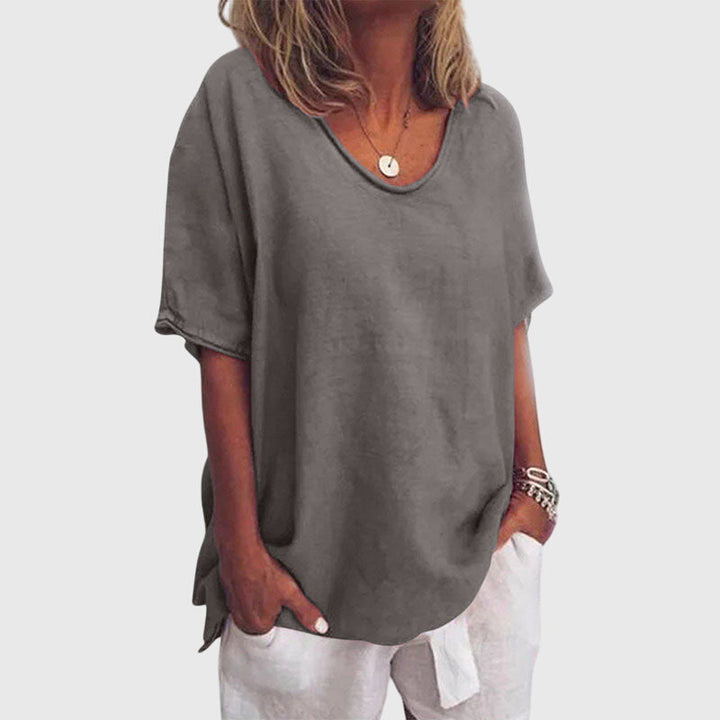 Jamie | Relaxed V-Neck Top