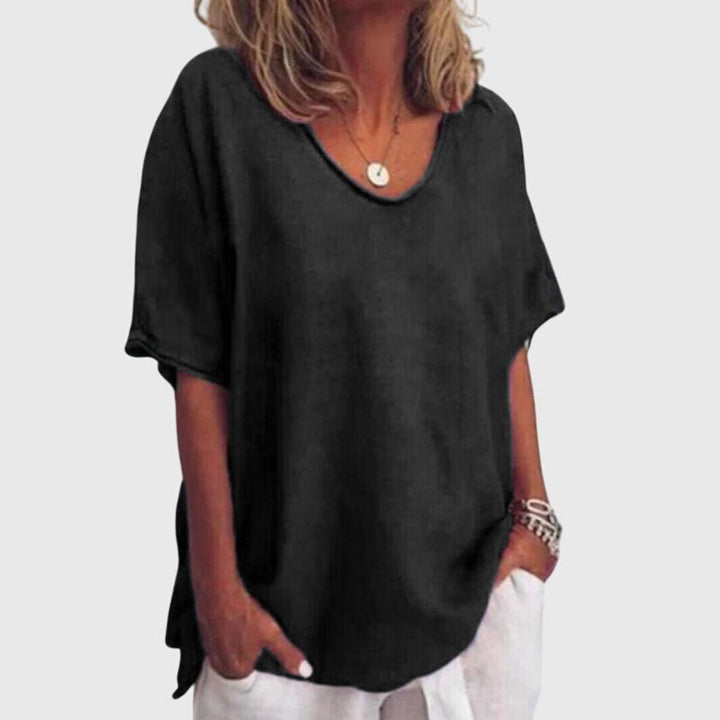 Jamie | Relaxed V-Neck Top