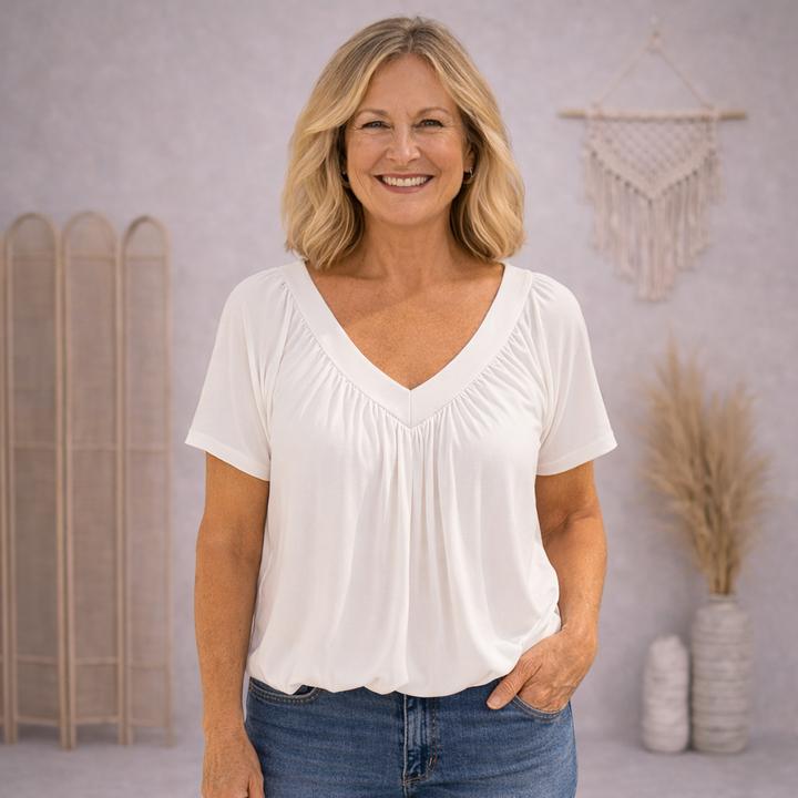 Mabel | Elegant Comfort Everyday Top