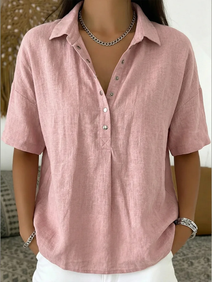Willo | Blouse with Collar and Button