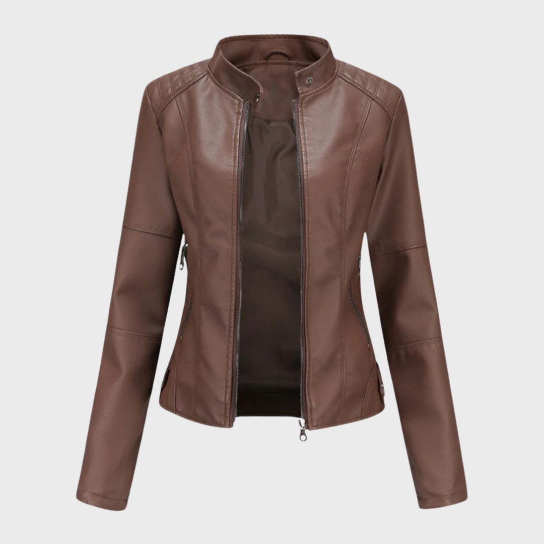 Sophia | Casual Leather Jacket