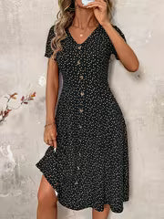 Fayline - Dotted Midi Dress