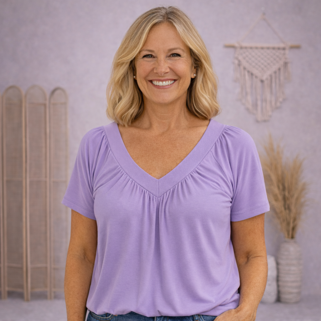 Mabel | Elegant Comfort Everyday Top