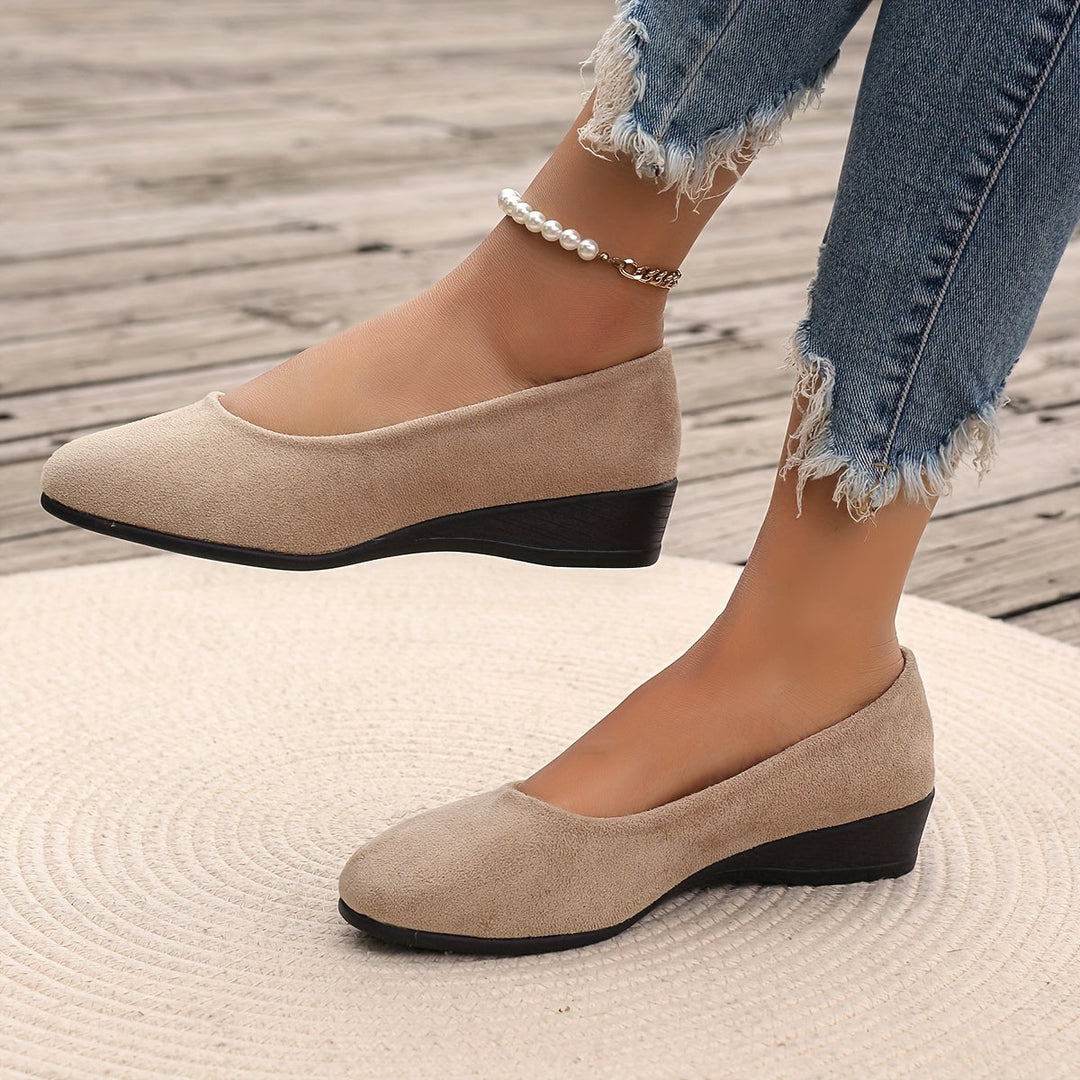 Sarah | Wedge Ballerina Flat