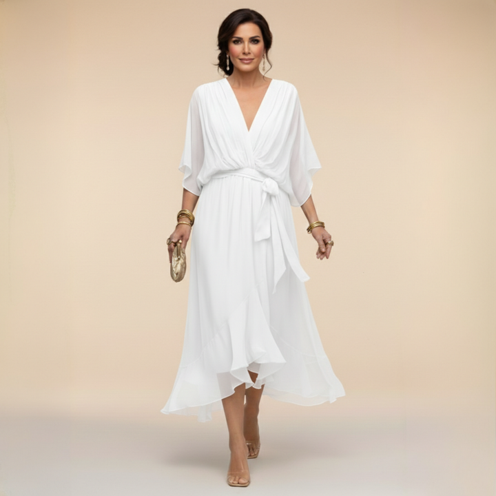 Gabriella | Flowy V-Neck Dress