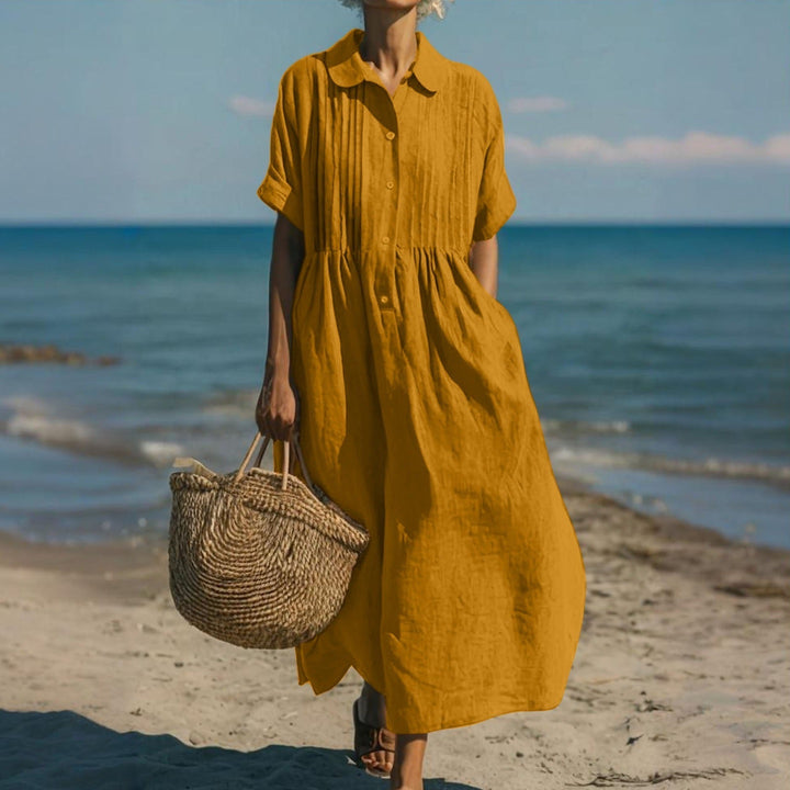Arianne | Cotton Shirt Dress