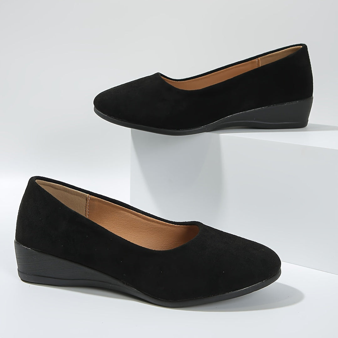 Sarah | Wedge Ballerina Flat