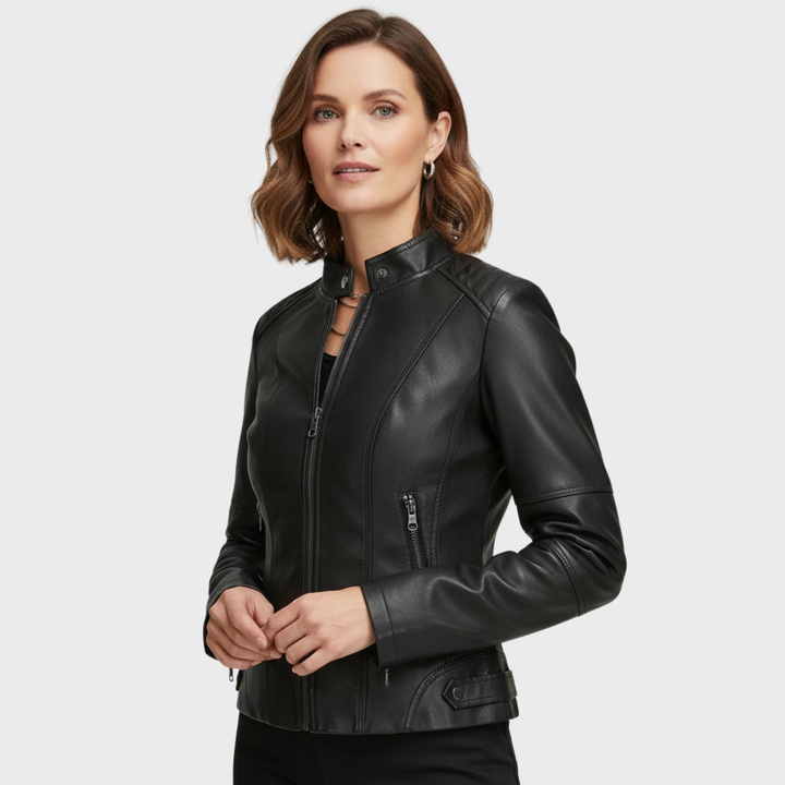 Sophia | Casual Leather Jacket
