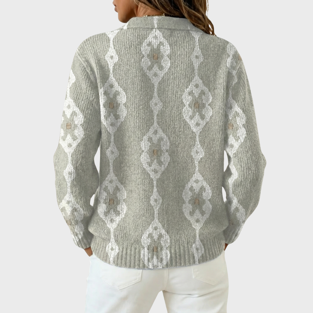 Blair | Artistic Print Cardigan