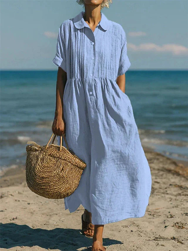 Arianne | Cotton Shirt Dress