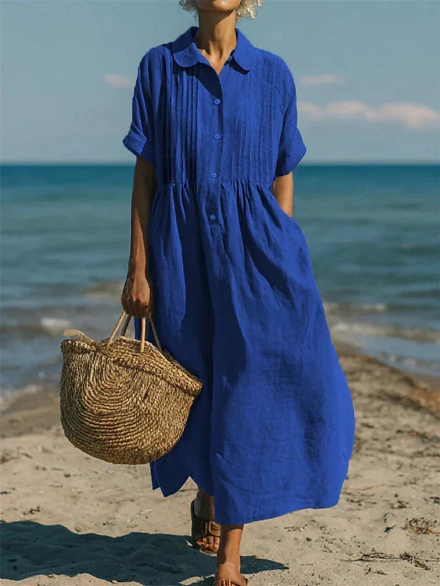 Arianne | Cotton Shirt Dress