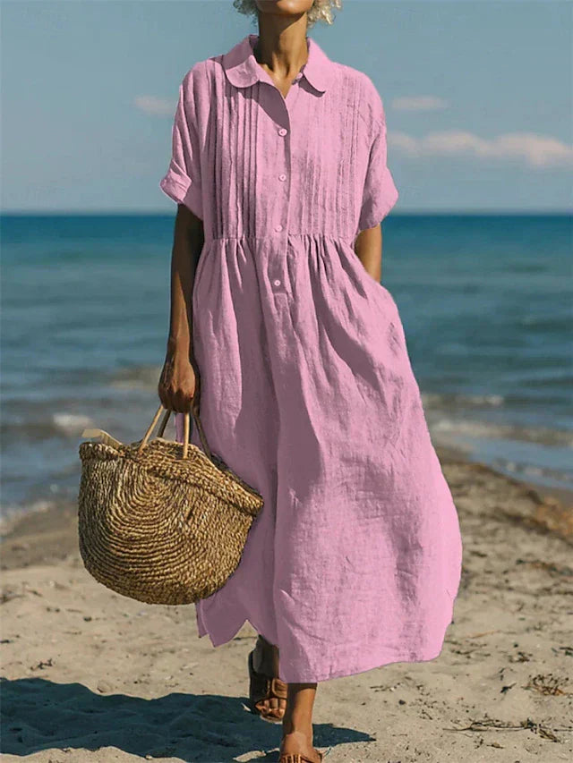 Arianne | Cotton Shirt Dress