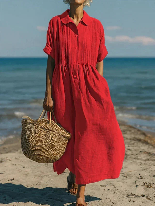 Arianne | Cotton Shirt Dress