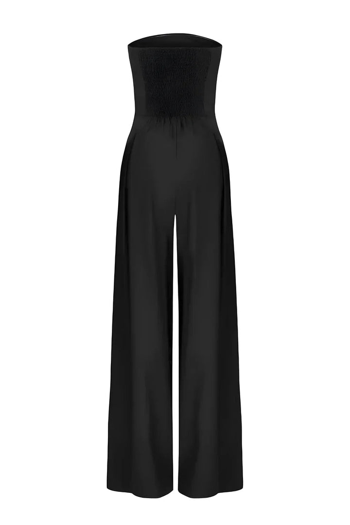 Élise | Strapless Wide-Leg Jumpsuit