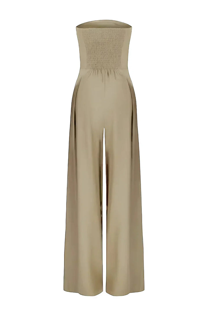 Élise | Strapless Wide-Leg Jumpsuit