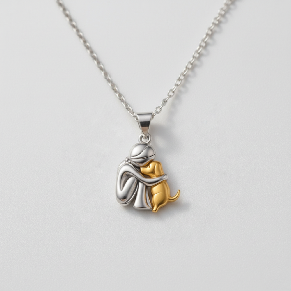 Hug Pendant Necklace