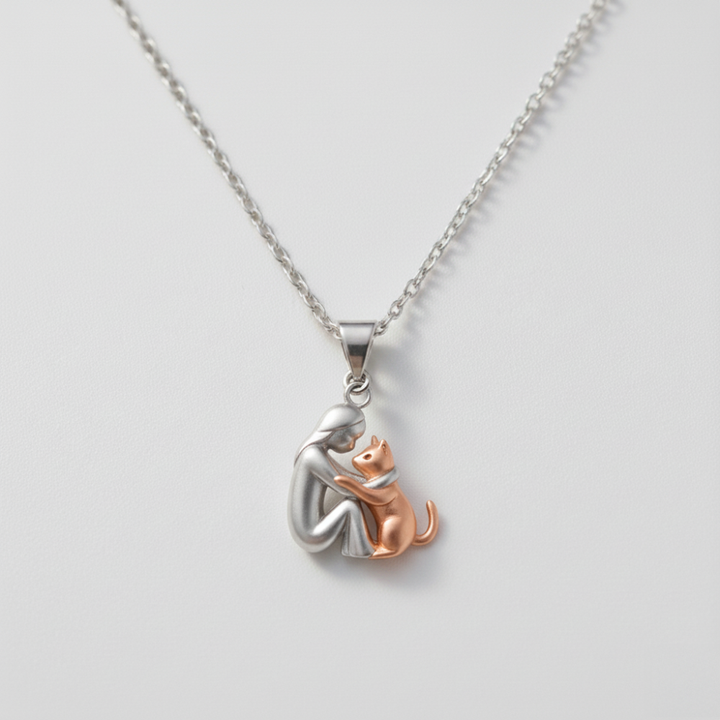 Hug Kitty Necklace