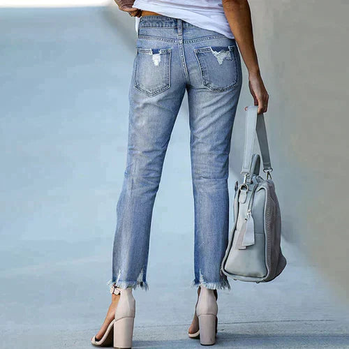 Emily - Relaxed Straight-Leg Jeans