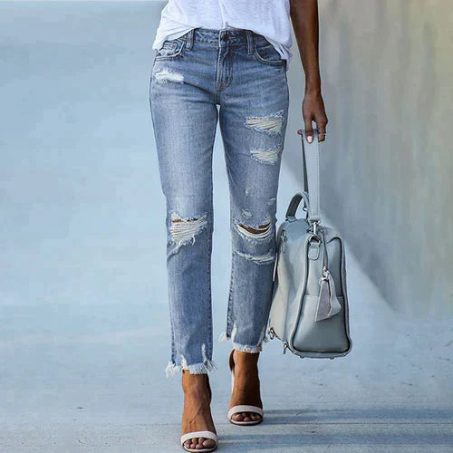 Emily - Relaxed Straight-Leg Jeans