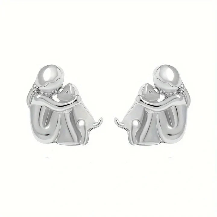 Dog Hug Earrings