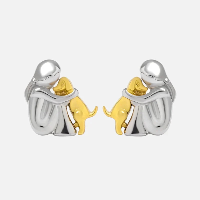 Dog Hug Earrings