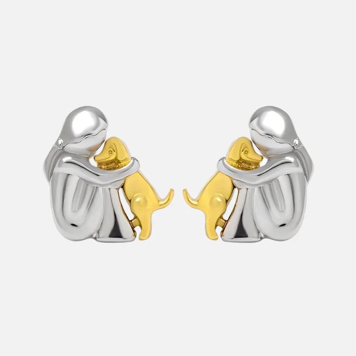 Dog Hug Earrings