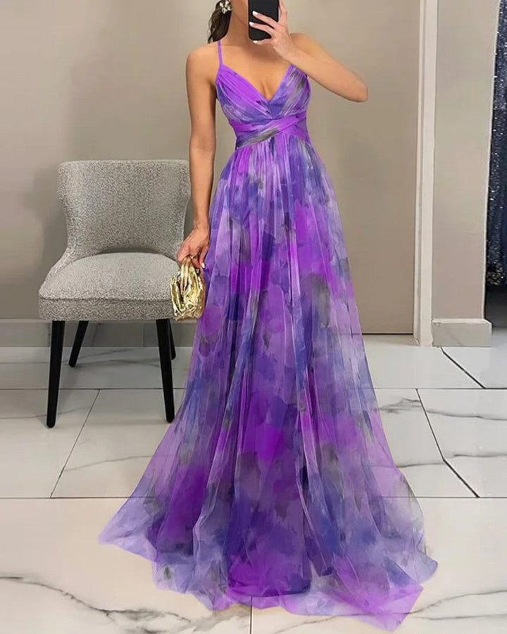 Eleanor | Elegant Floral Maxi Dress