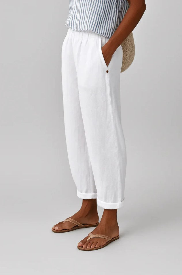 Evelyn | Timeless Linen-Cotton Comfort Trousers
