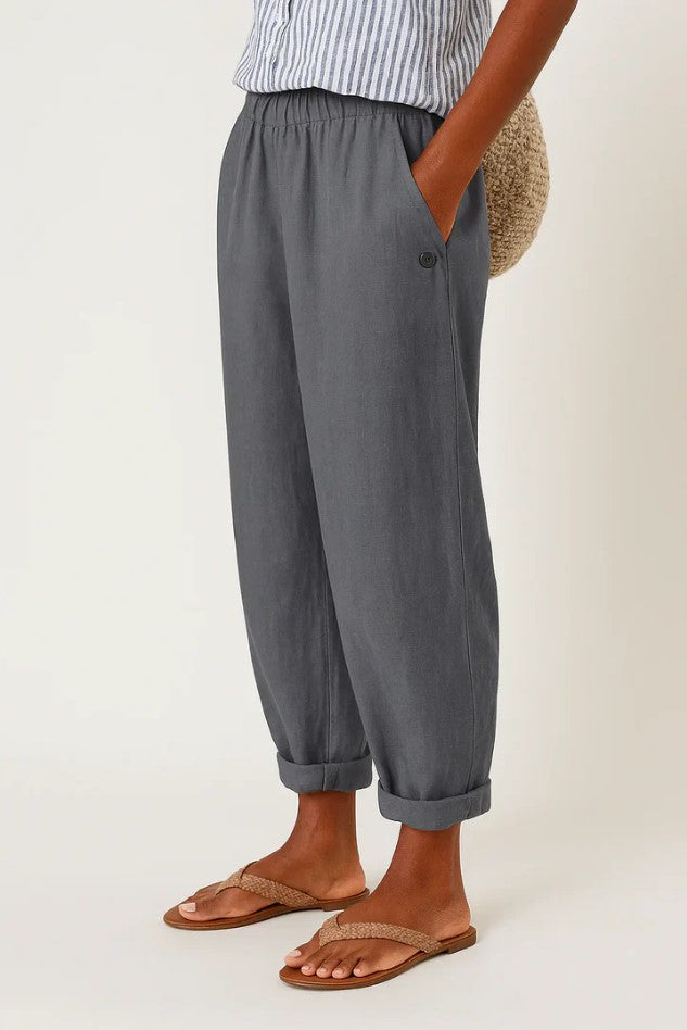 Evelyn | Timeless Linen-Cotton Comfort Trousers