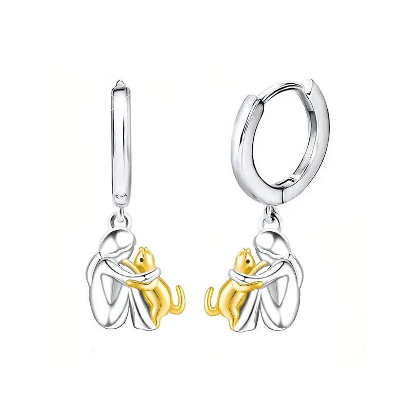 Cat Hug Earrings