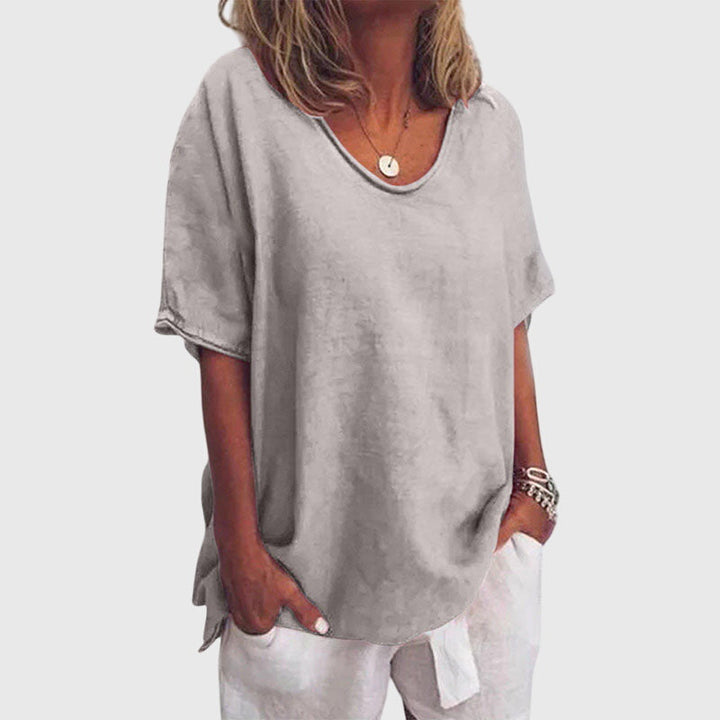 Jamie | Relaxed V-Neck Top
