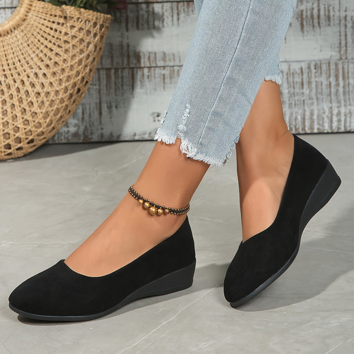 Sarah | Wedge Ballerina Flat