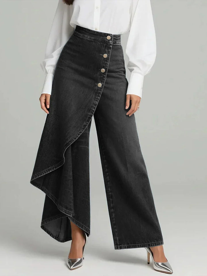 Zynera | High-Waisted Wide-Leg Jean