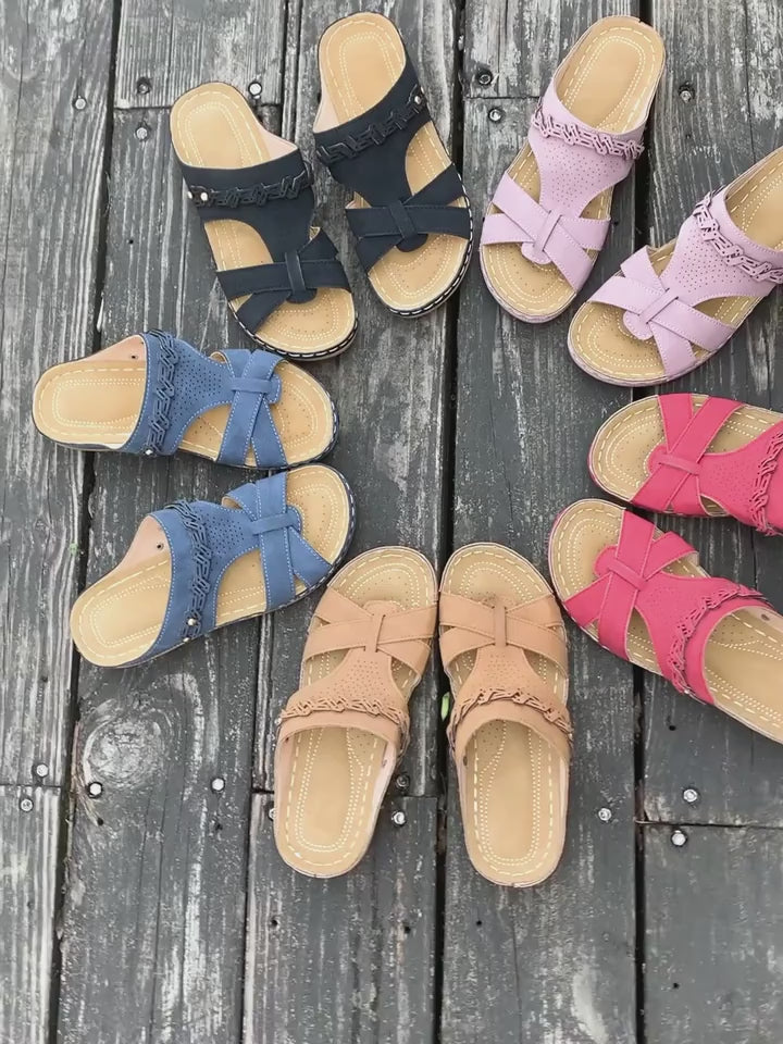Nancy | Orthopedic Comfort Slide Sandals