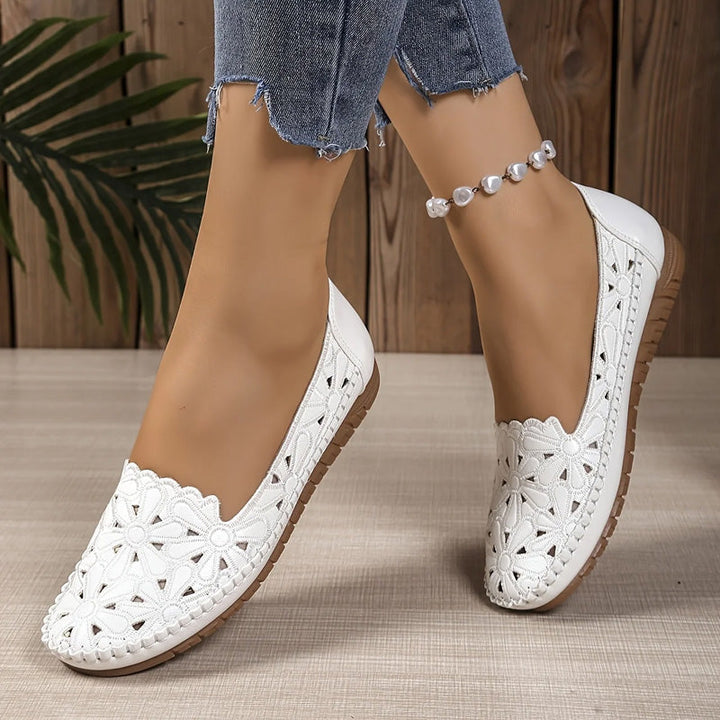 Elara | Orthopedic Comfort Leather Slip-On Shoes