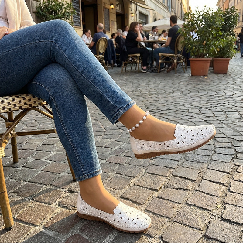 Elara | Orthopedic Comfort Leather Slip-On Shoes