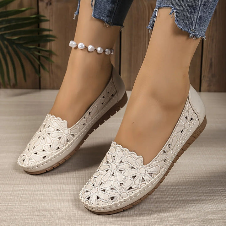 Elara | Orthopedic Comfort Leather Slip-On Shoes