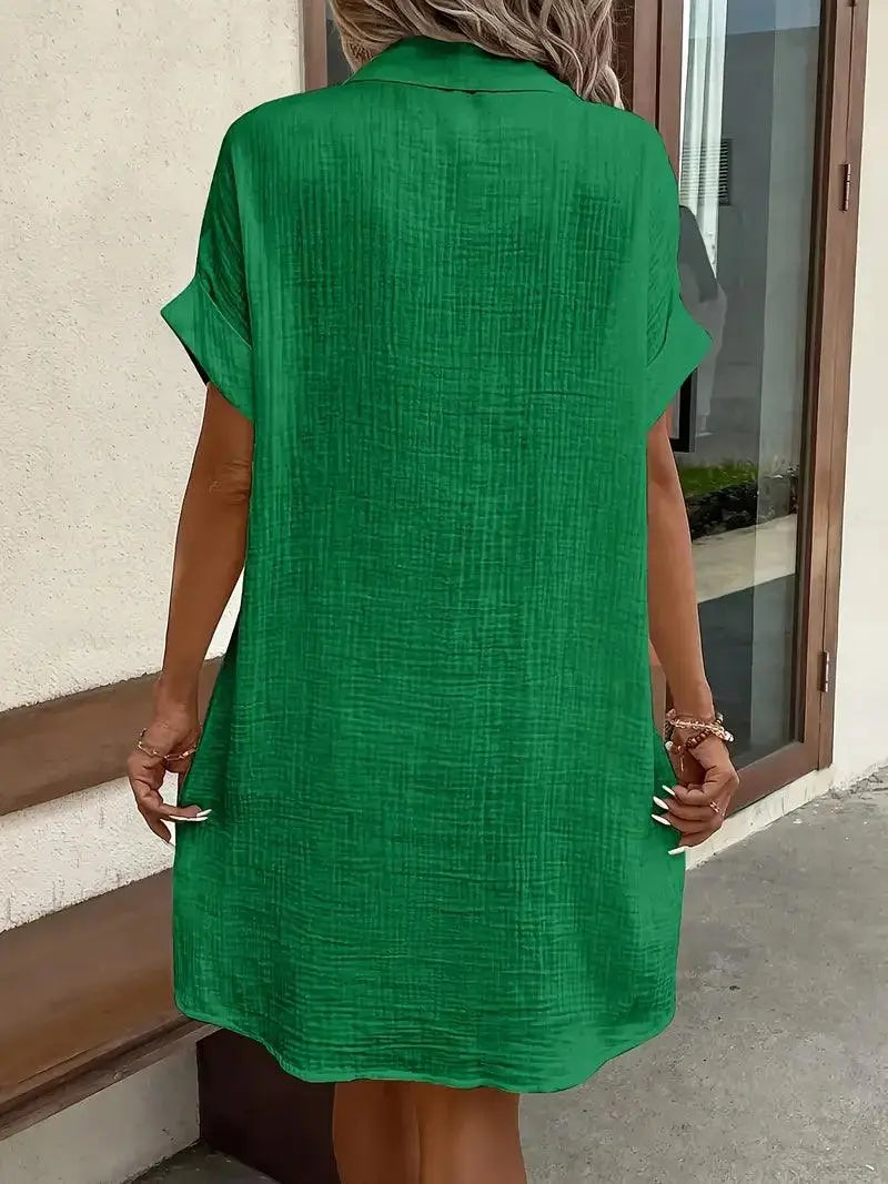 Sharon | Minimalist Shirt Dress