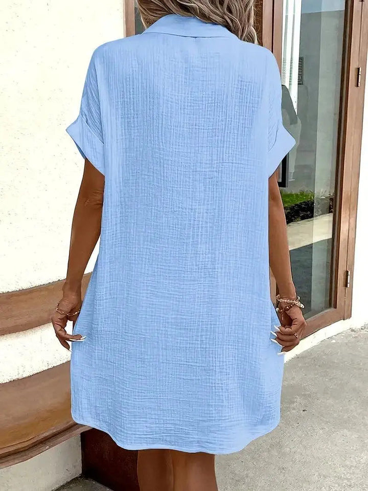 Sharon | Minimalist Shirt Dress